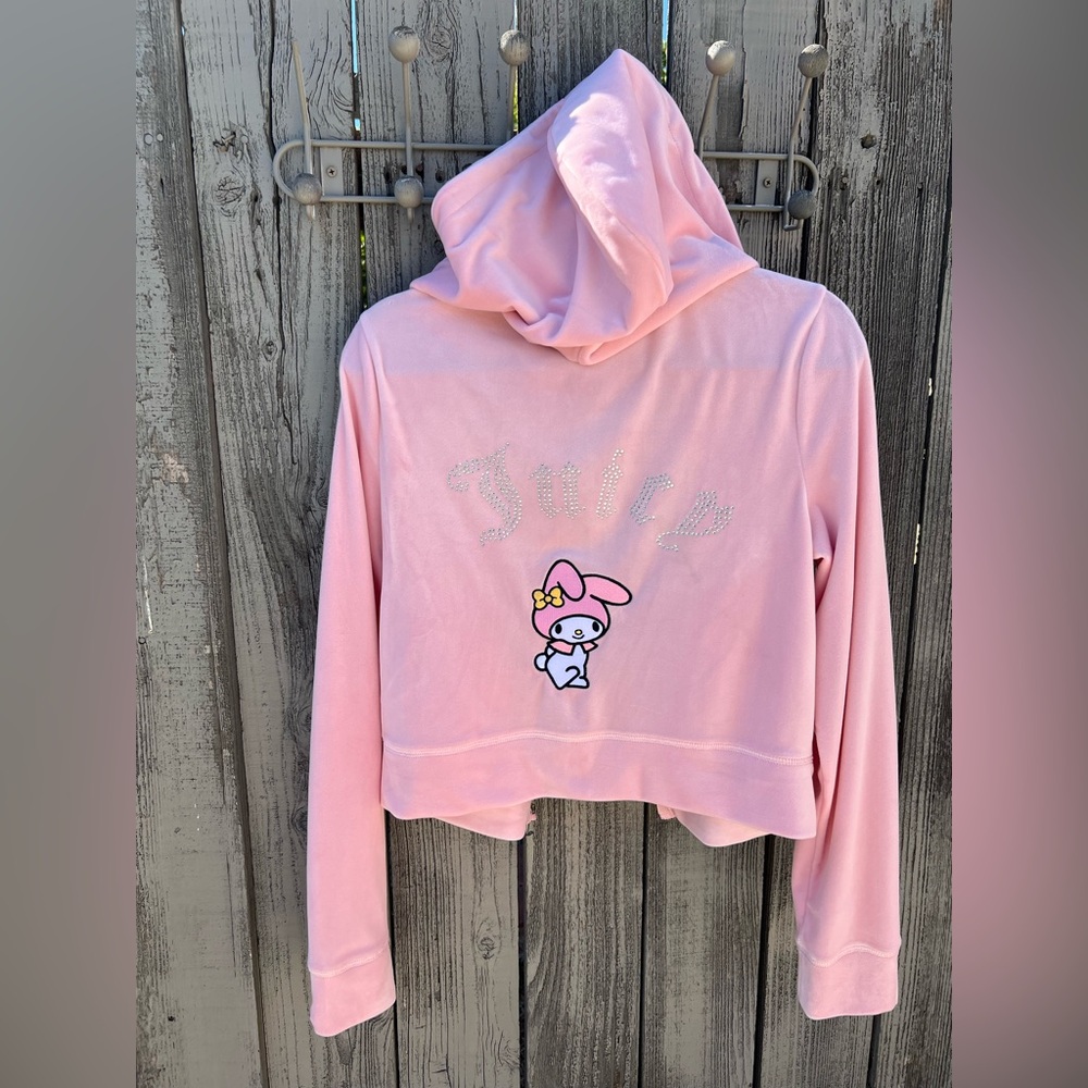 Juicy Couture 🖤 Hello Kitty and Friends 🖤 Forever 21 pink hoodie. - Picture 2 of 6